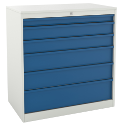 Werkstattschrank SZW 302 für Werkzeuge 6 Schubladen für einen Schlüssel 