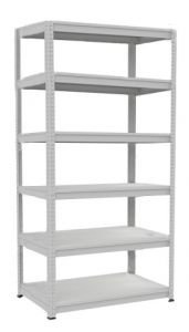 Metalllagerregal mit 6 Fachböden RMM 317 hoch 221cm