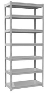 Einschublagerregal aus Metall RMM 320, stabil Tiefe 35cm Einschublagerregal aus Metall RMM 320, stabil Tiefe 35cm