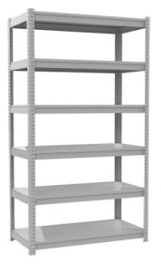 Metall-Einschublagerregal RMM 318, stabile Tiefe 35cm Metall-Einschublagerregal RMM 318, stabile Tiefe 35cm