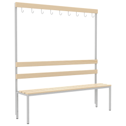 Umkleidebank LSZ 1A mit Haken