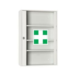 Verbandskasten AP 3 / S mit Glastüren Verbandskasten AP 3 / S mit Glastüren