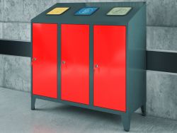 MPO 03RRK Metallkorb zur Mülltrennung