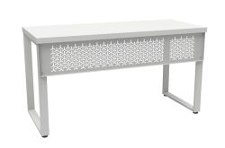 Schreibtisch 140 x 60 Fusion  Platte, Melamin, Höhe 76 cm