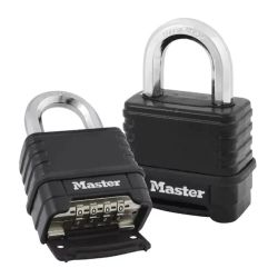 Vorhängeschloss M178EURD 50mm im Gummigehäuse für den Code - BOR / OCT 9mm MasterLock