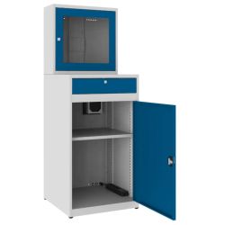 Metallschrank für Industriecomputer SmK 4a mit Lüfter, Schiene Metallschrank für Industriecomputer SmK 4a mit Lüfter, Schiene