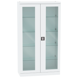 Medizinischer Metallschrank SML 103 verglast, 2-türig
