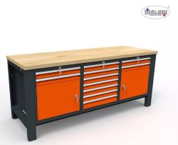 Werkbank ST20 / 07 für Werkzeuge, abschließbar