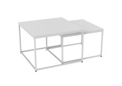 Couchtisch 60x60 STK1, Melaminplatte, Höhenverstellung 1 cm Couchtisch 60x60 STK1, Melaminplatte, Höhenverstellung 1 cm