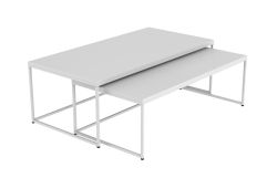 Couchtisch 120 x 60 STK3, Melaminplatte, Höhenverstellung Couchtisch 120 x 60 STK3, Melaminplatte, Höhenverstellung