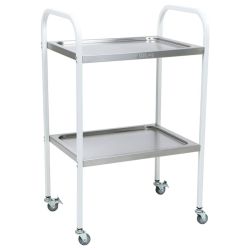 Medizinischer Gerätetisch mit zwei Ablagen aus Edelstahl Promet SP 2N Medizinischer Gerätetisch mit zwei Ablagen aus Edelstahl Promet SP 2N