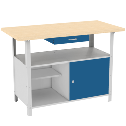 Metallwerkbank STW 121, breit, 120 cm Metallwerkbank STW 121, breit, 120 cm