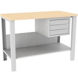 Metallwerkbank mit 3 Schubladen STW 322 Metallwerkbank mit 3 Schubladen STW 322