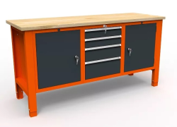 Werktisch für Werkzeuge SWT 17/05 Platte Tragfähigkeit 600kg Werktisch für Werkzeuge SWT 17/05 Platte Tragfähigkeit 600kg