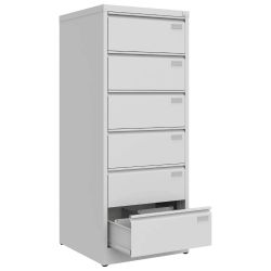 Medizinischer Aktenschrank SZK 318/6 RODO 2 Schubladen B5 doppelreihig schlüssig