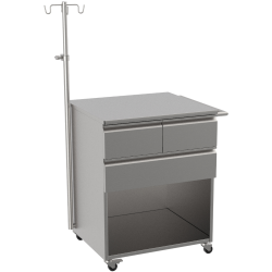 Anästhesieschrank SZLA + verstellbarer Tropfständer