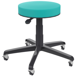 Medizinischer Hocker auf Rädern mit verstellbarer Höhe 