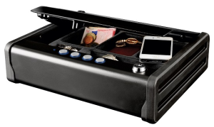 Kompakter Tresor MLD08E für Schmuck, Unterlage und MasterLock-Elektronik