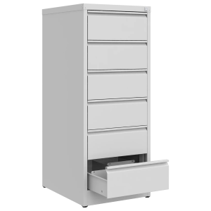 Aktenschrank SZK 321 RODO, 6 Schubladen, Metall mit Schlüssel