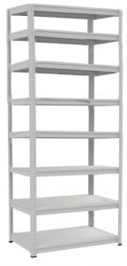 Metall Lagerregal 7 Fachböden RMM 321 sehr hoch 263cm