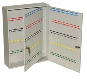 Schlüsselschrank SK 200/2Z mit Doppelverriegelung Leomar